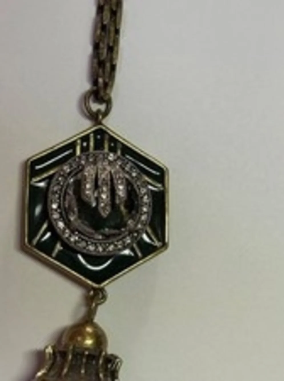 Lulu Frost necklace shown